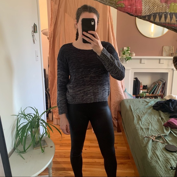 Quinn Blue Ombré Knitted Sweater - Picture 2 of 5